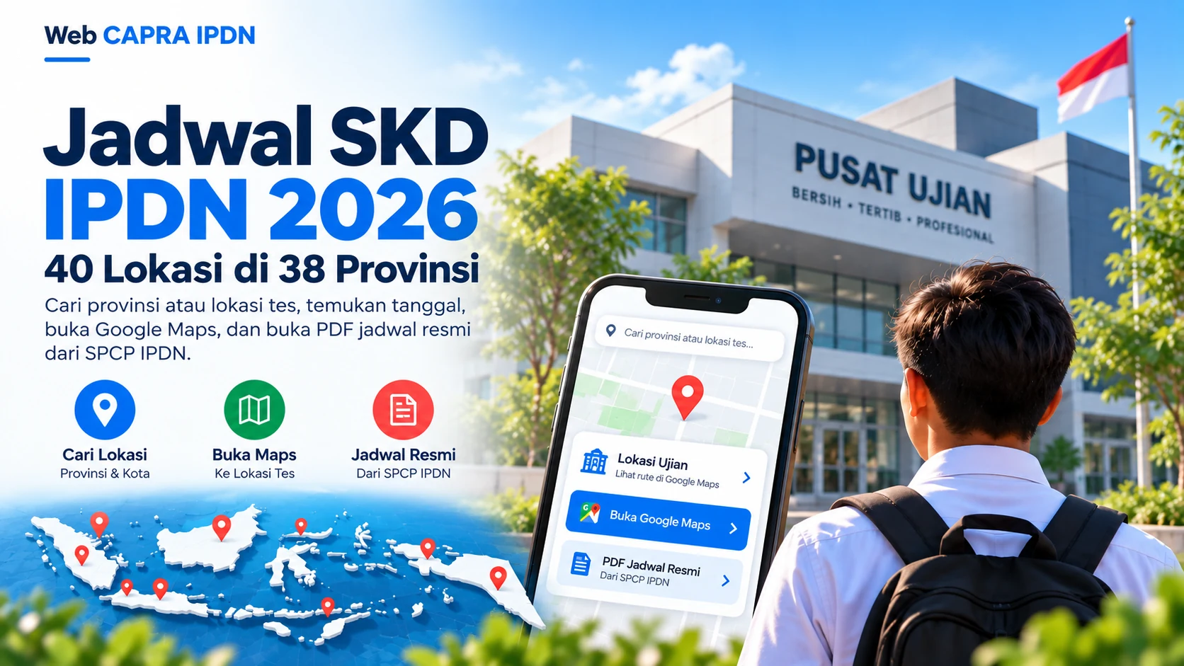 Jadwal SKD IPDN 2026 di 40 lokasi